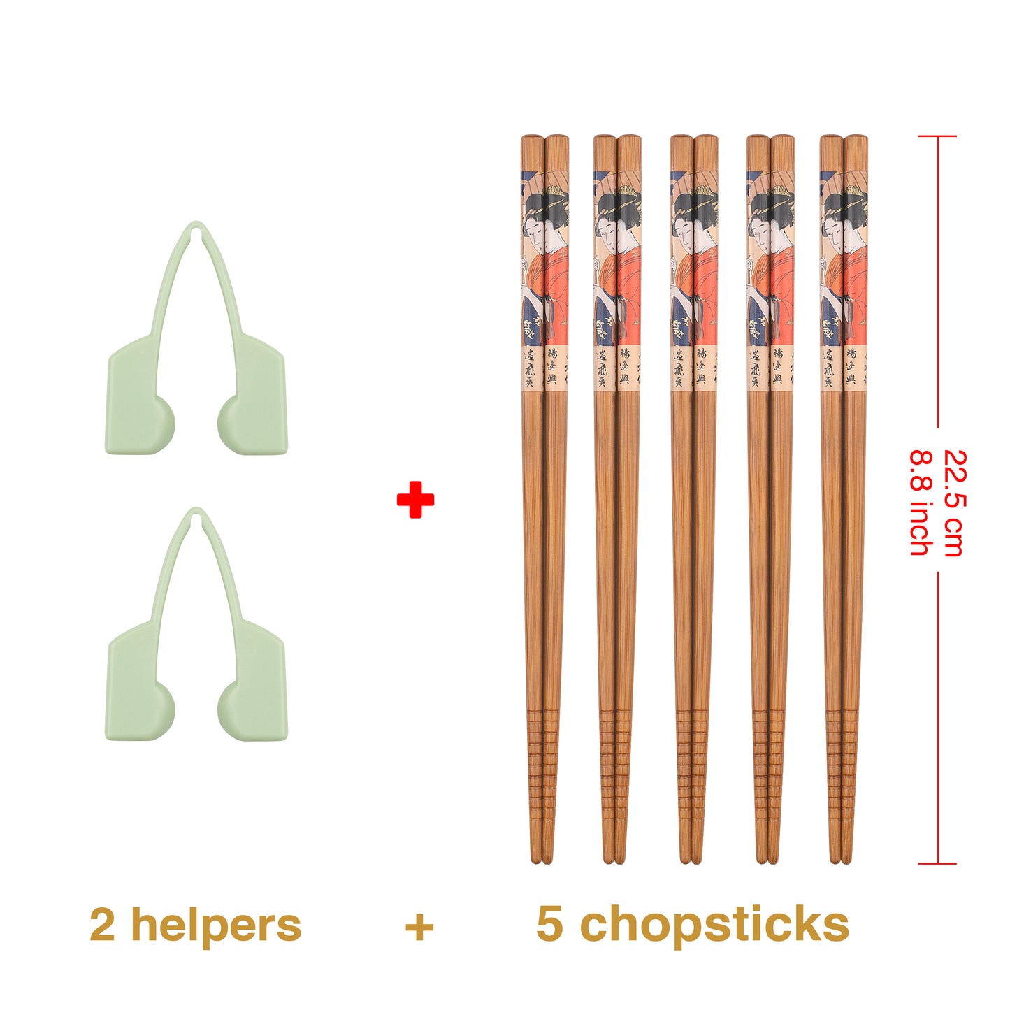 Chopstick Trainer, Training Chopsticks for Adults, Beginner, Trainers or Learner