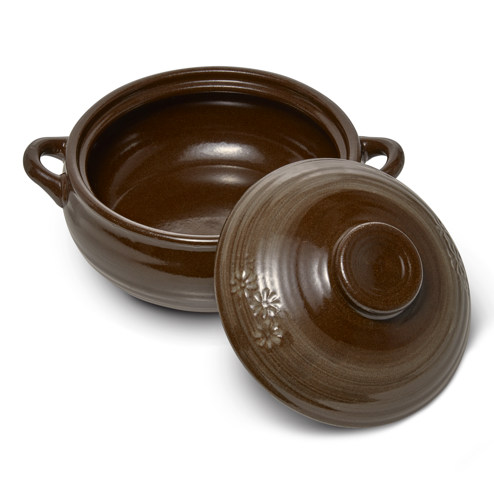 Ttukbaegi Pot With Lid 뚝배기 Korean Pot Ramen Pot Stone Japanese Stonewear Crazy Clay Pots Soup Dolsot Ollas De Barro Para Cocinar La Chamba Bean Pot"(Large 34oz)